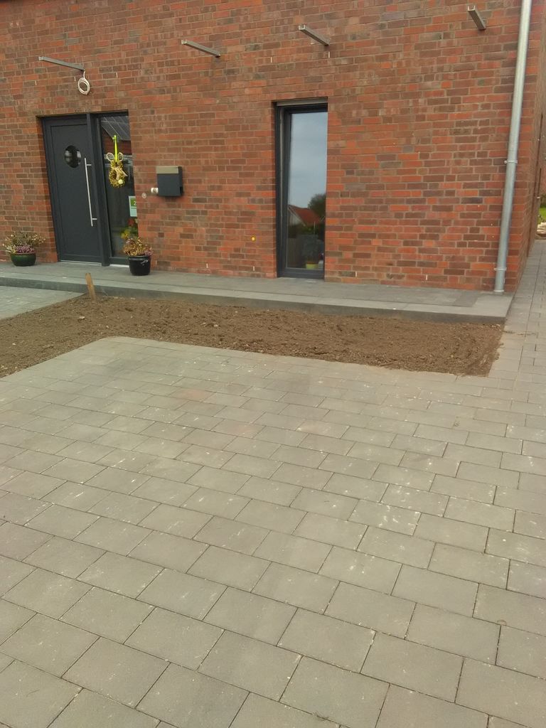 Eingang Pflasterstein Verlegung Raesfeld